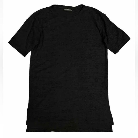 KEEPING NY EVERYWHERE KNYEW Shirt Mens Large Black Textured Designer Tee - Picture 2 of 8